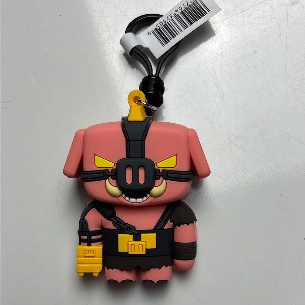 Mojang Minecraft movie piglin bag‎ clip keychain